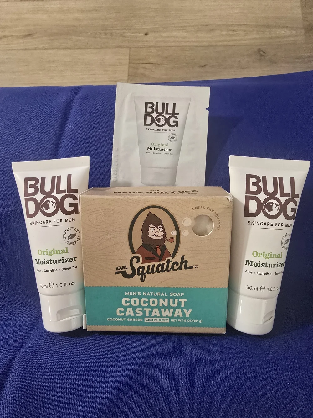 Bulldog Original Moisturizer for Men And Bar Soap.